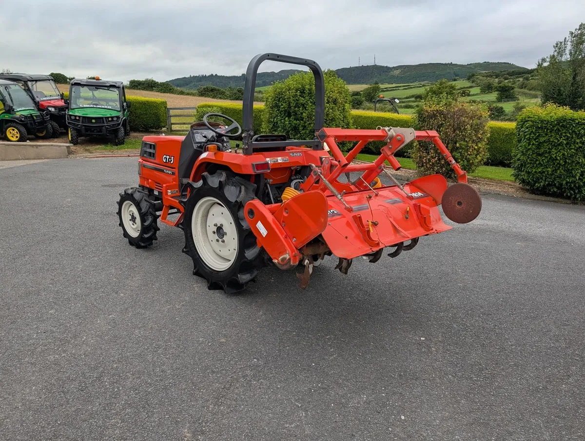 Kubota GT3 20HP(4WD Compact Tractor)with Rotavator - Image 4