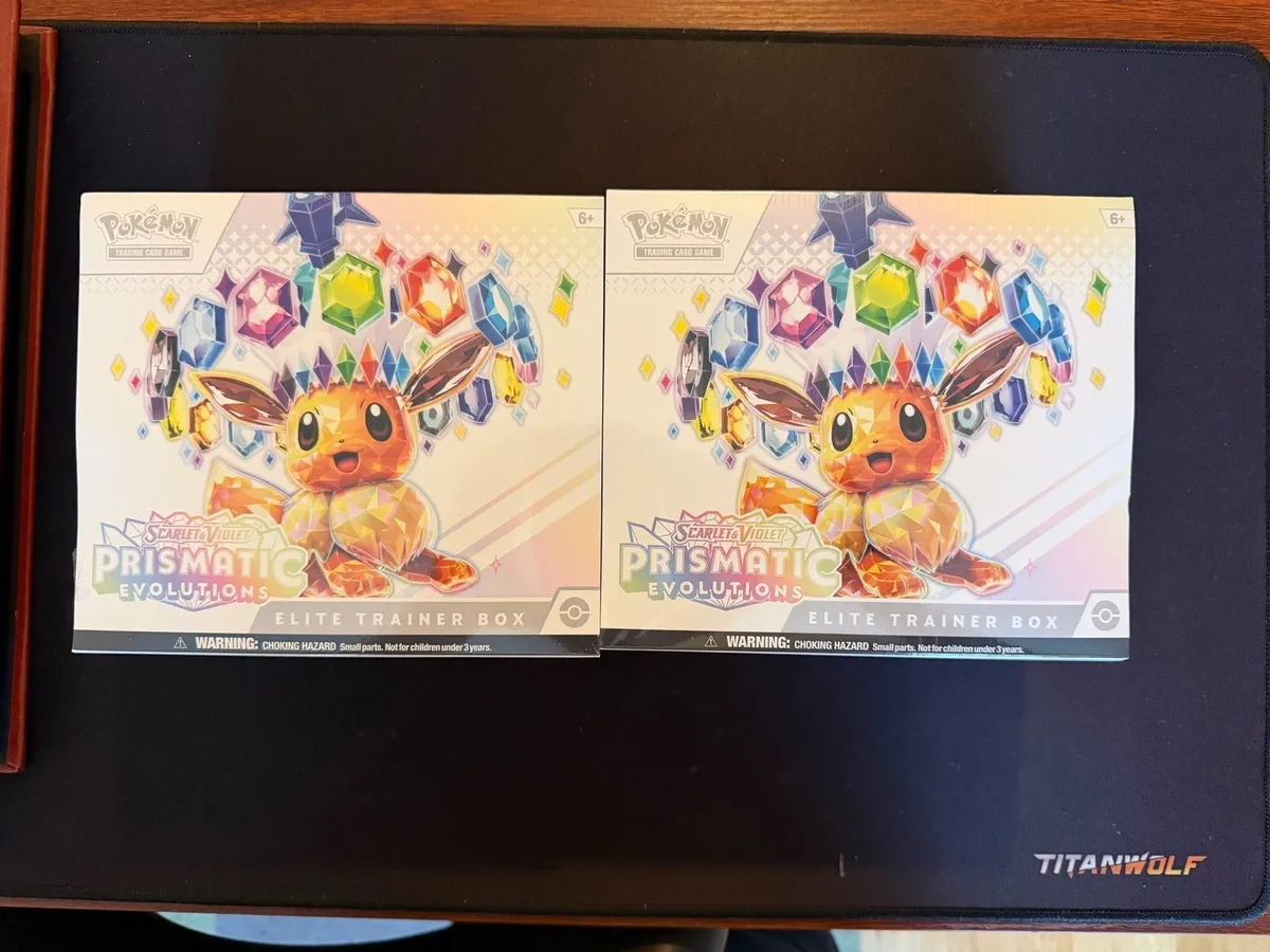 Pokemon- Prismatic Evolutions Elite Trainer Box x2 - Image 1