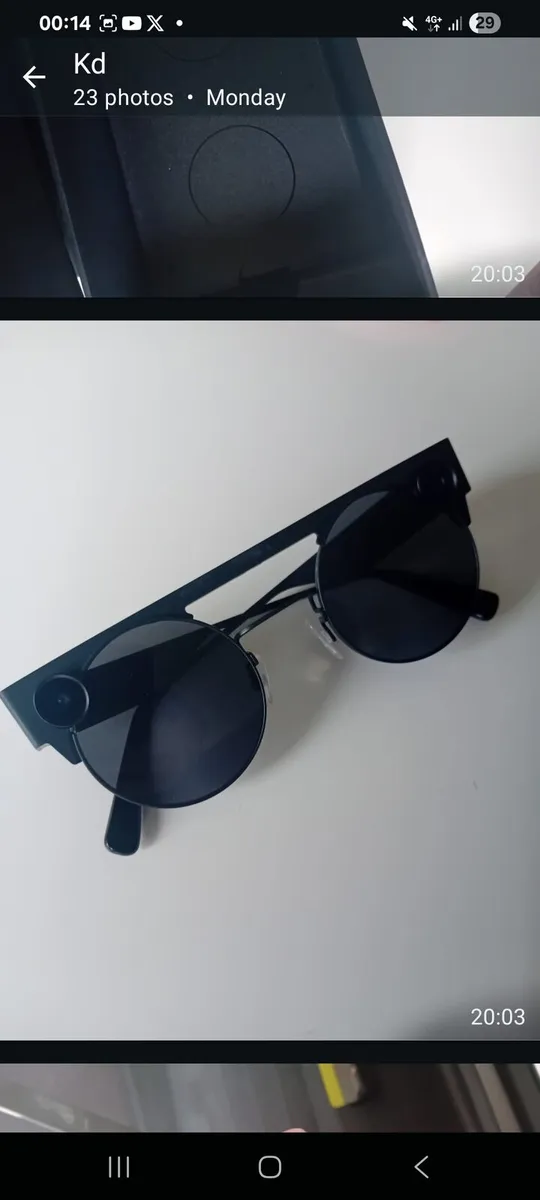 Google and Snapchat vido Sun glasses - Image 1