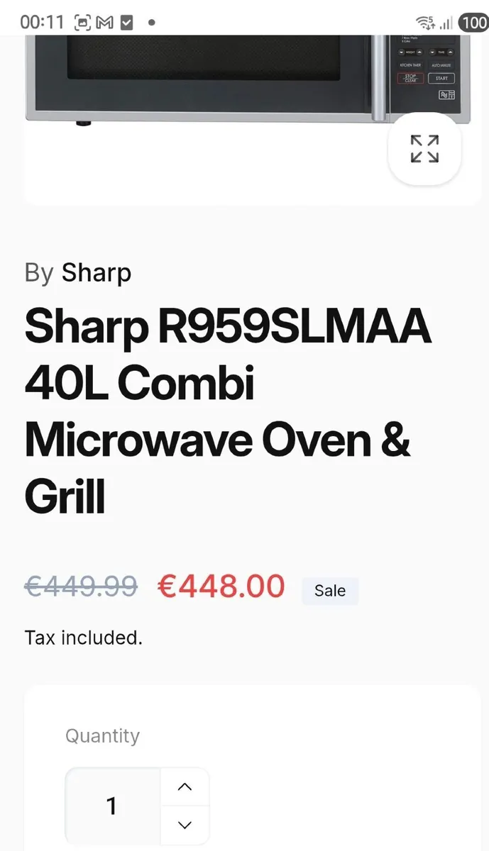Mini Oven,Microwave.  Ideal for apartments. - Image 2