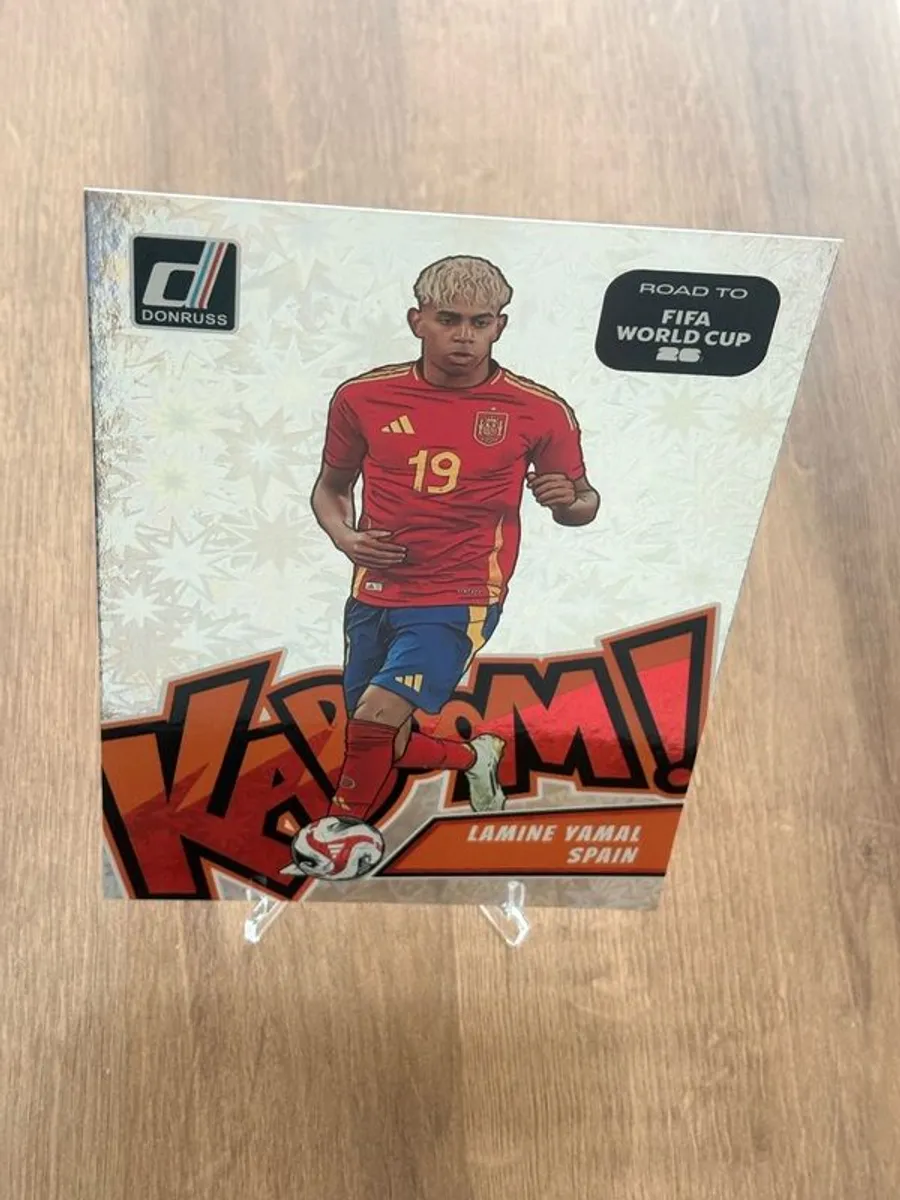 Lamine Yamal & Messi 2025-26 Donruss Panini Road to World Cup - Kaboom Jumbo - Image 3