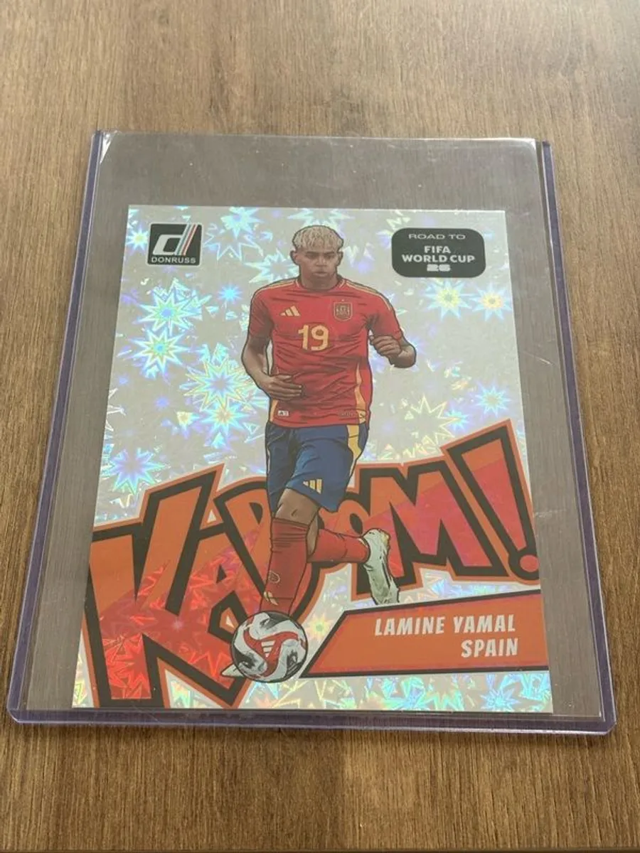 Lamine Yamal & Messi 2025-26 Donruss Panini Road to World Cup - Kaboom Jumbo - Image 4