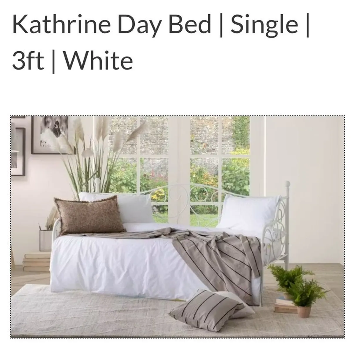 Daybed with Trundle & Mattress - Image 1