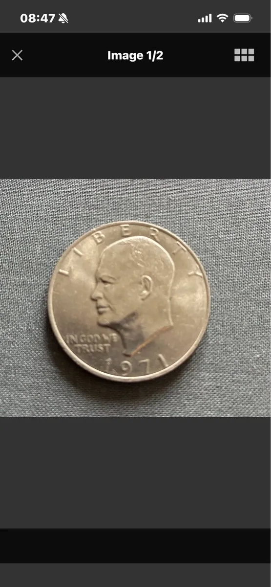 1971 Liberty Eisenhower Dollar Coin - Image 1