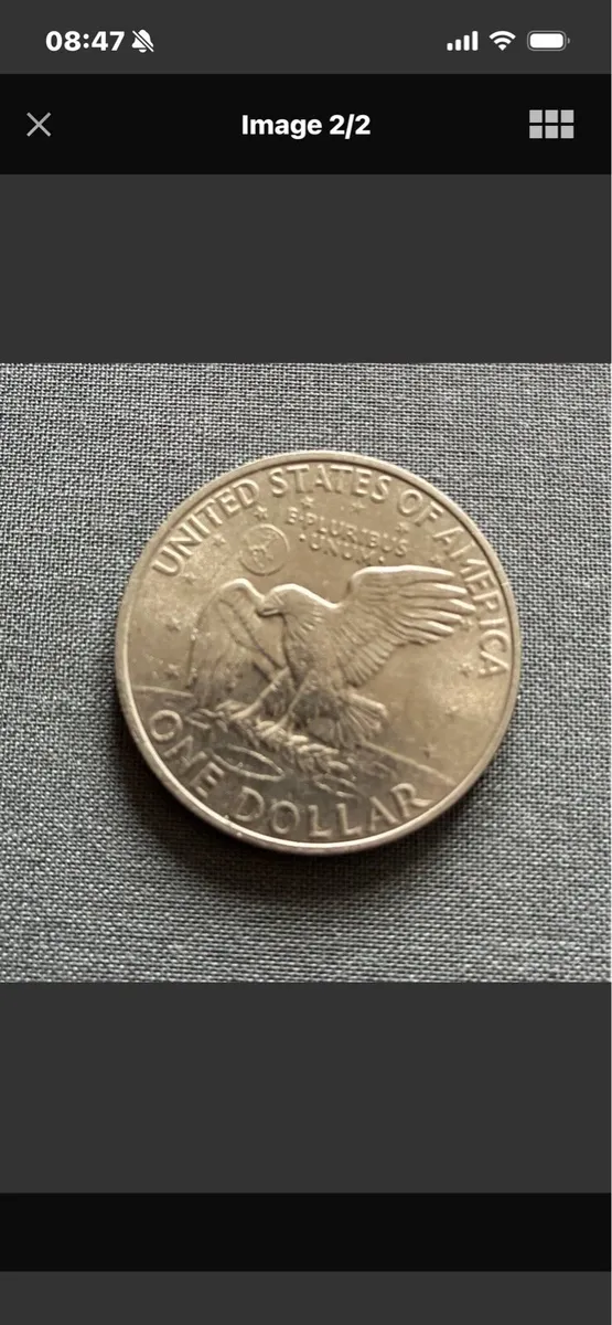 1971 Liberty Eisenhower Dollar Coin - Image 2