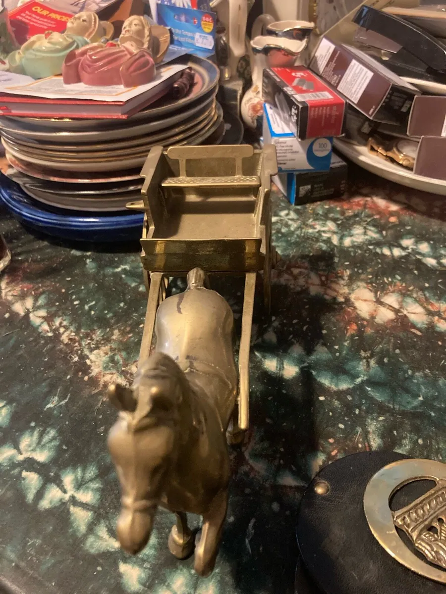 Brass pony and trap free postage - Image 2