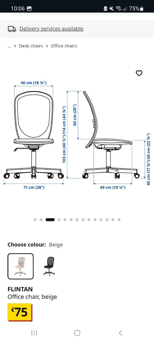 IKEA Office Chair - Flintan - Image 3