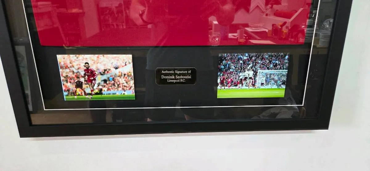 Dominik Szoboszlai 25/26 Liverpool Signed Framed S - Image 4
