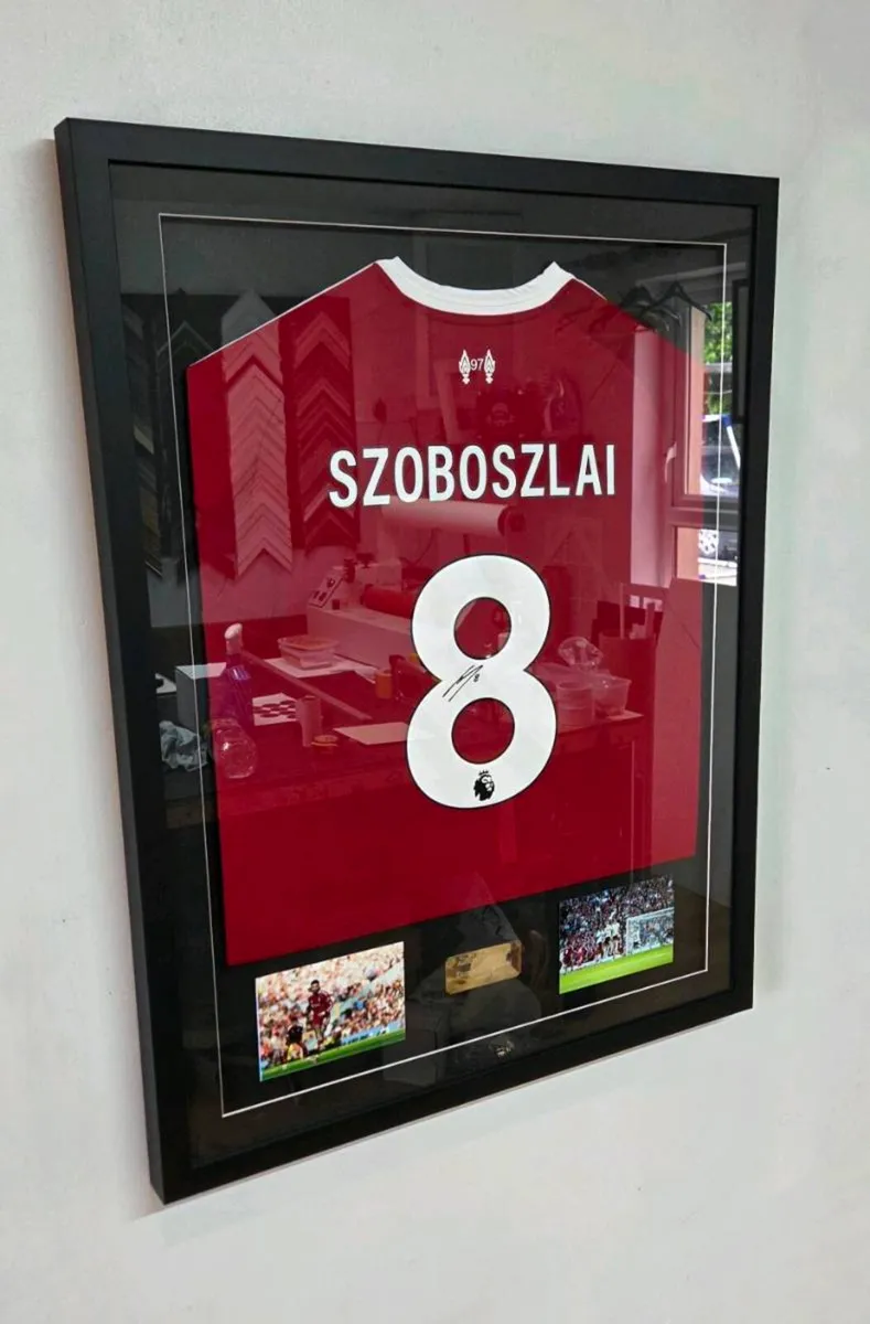 Dominik Szoboszlai 25/26 Liverpool Signed Framed S - Image 2