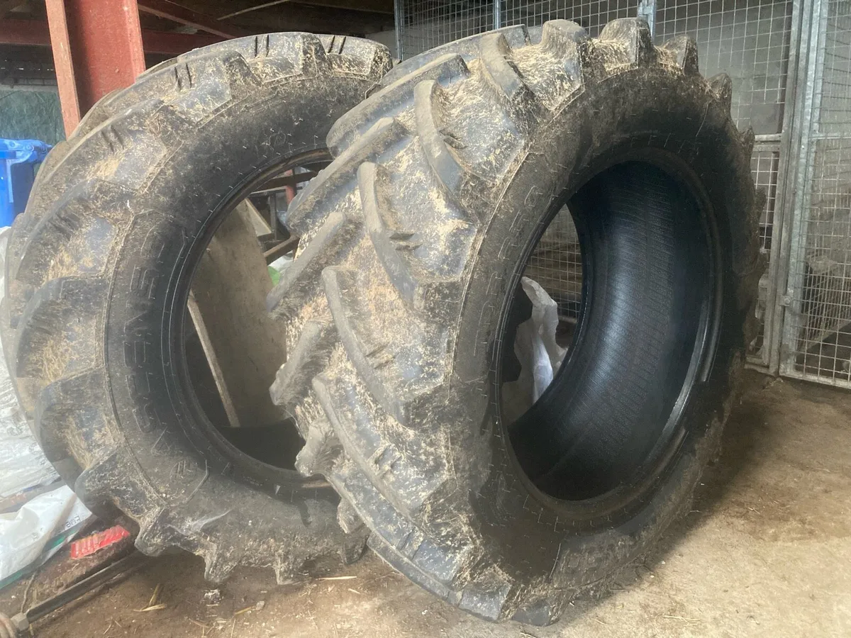Tractor tyres x 2 sizes read add for details - Image 4