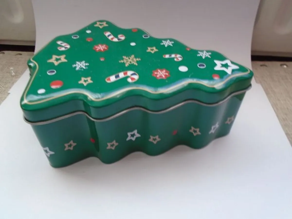 Christmas boxes, Tin box, Gift box - Image 4