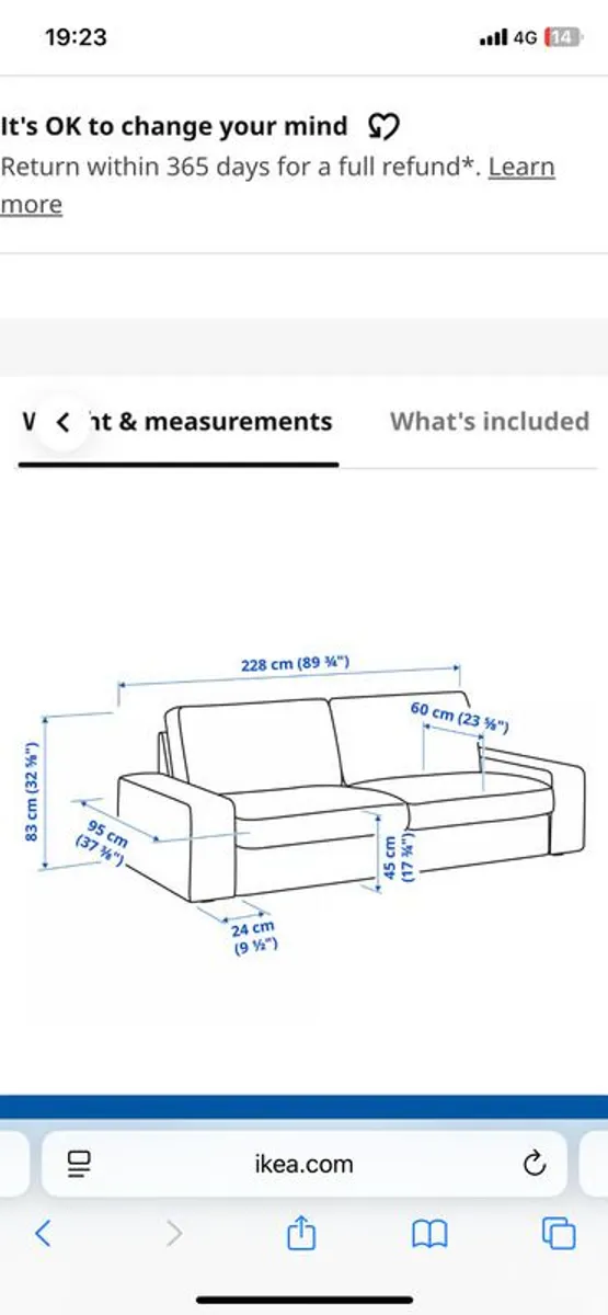 Stylish Dark Grey Sofa , Barely Used - Image 2