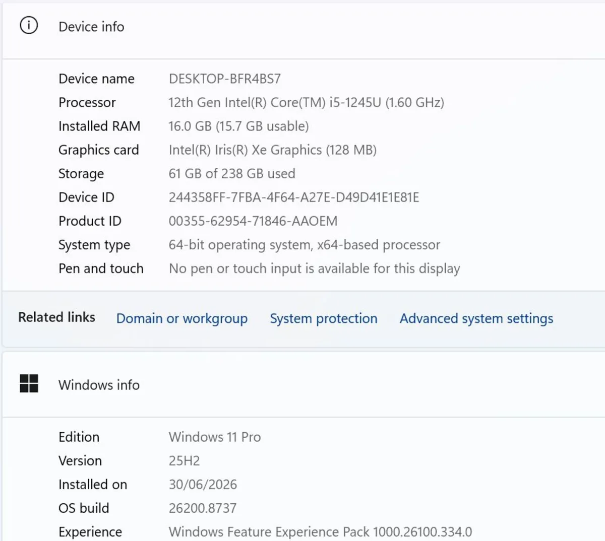 Dell Latitude 5430 i5/16gb/250ssd/win11 - Image 2