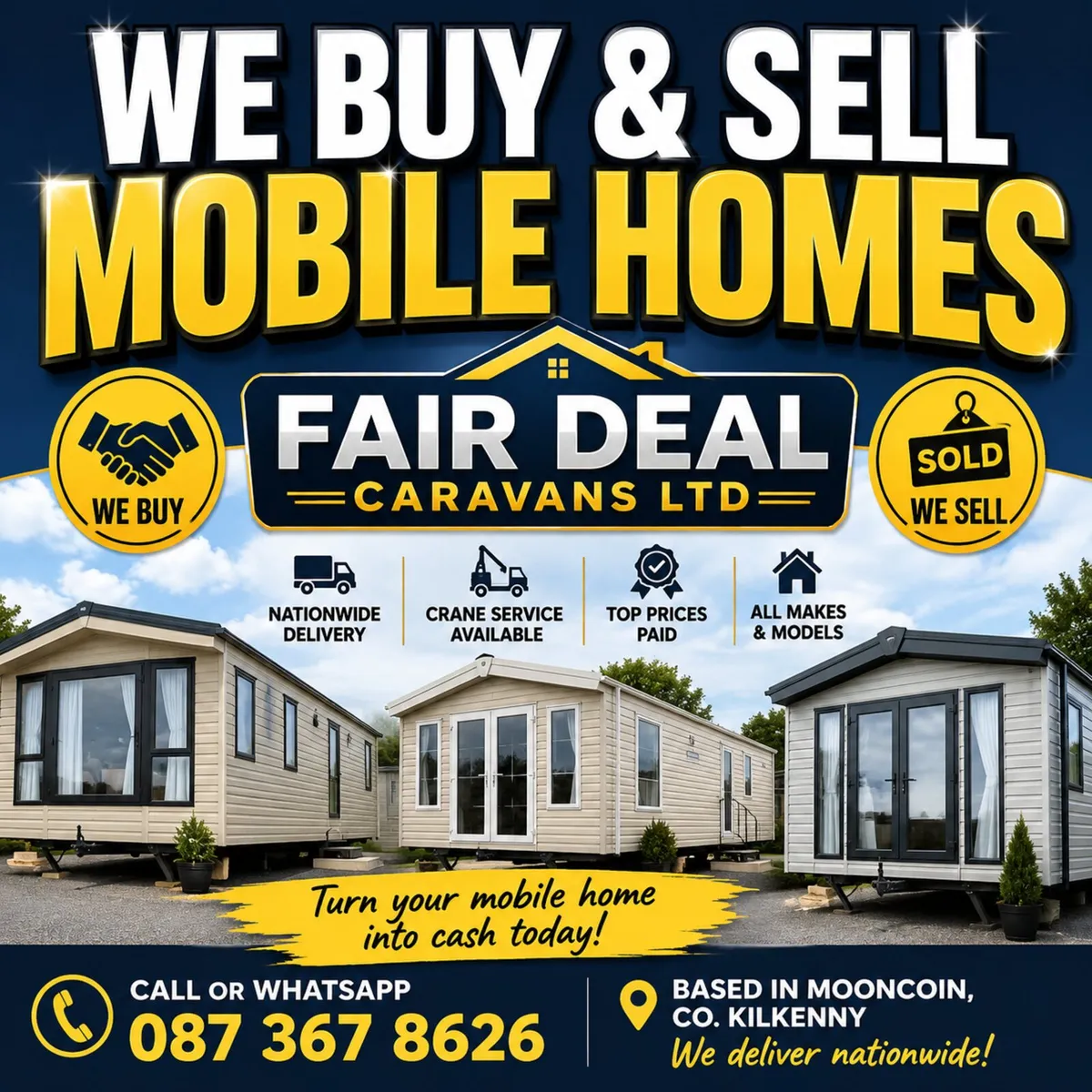 🏡💥 WE BUY & SELL MOBILE HOMES 💥🏡  ⭐ Fair Deal - Image 1