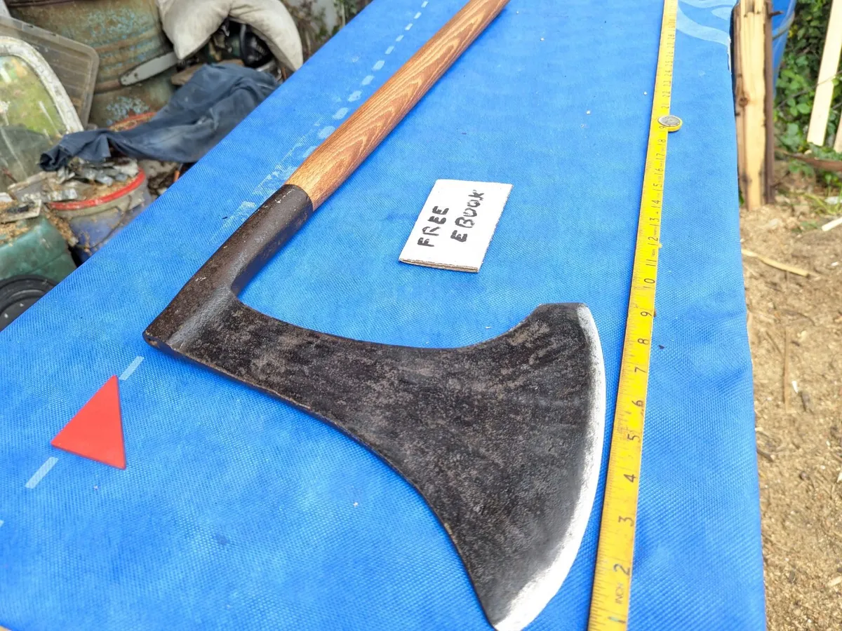 Antique Squaring Axe - Image 3