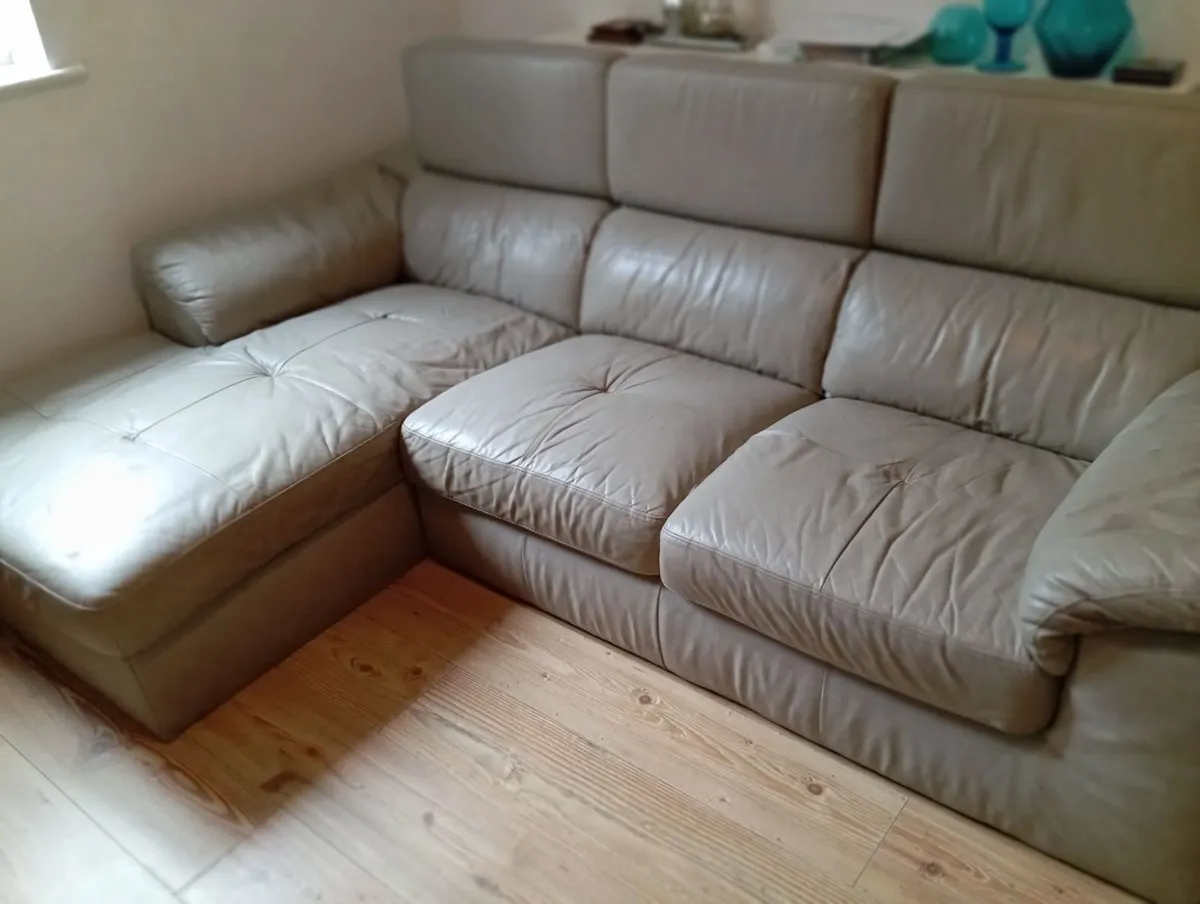 2 seater sofa with chaise lounge - Image 2