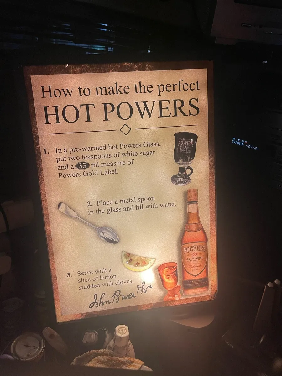 Power's whisky light 💡 up sign - Image 1