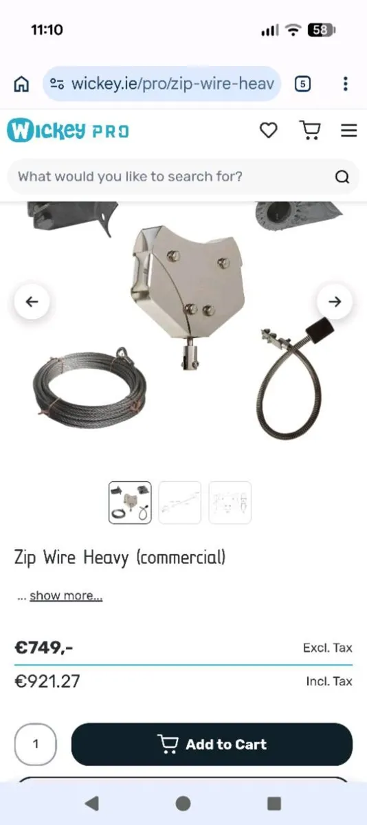 Commercial Zip Wire Heavy Duty - Image 2