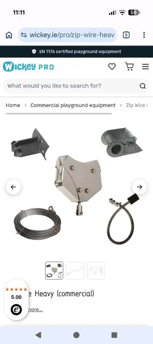 Commercial Zip Wire Heavy Duty - Image 1