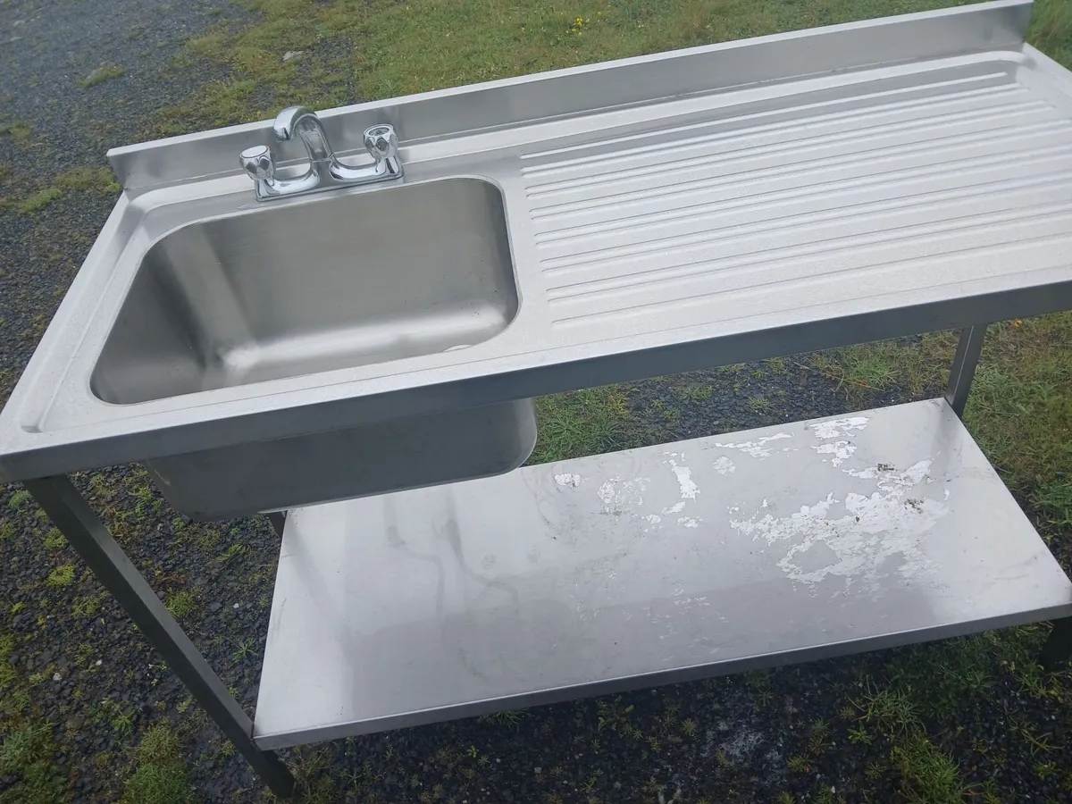 Staneless steel cabbinet sink unit complete - Image 3