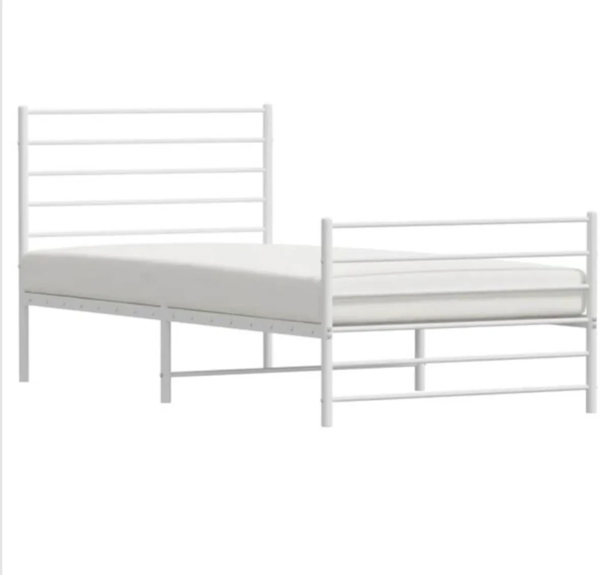 Bed frame and mattress single - Image 1