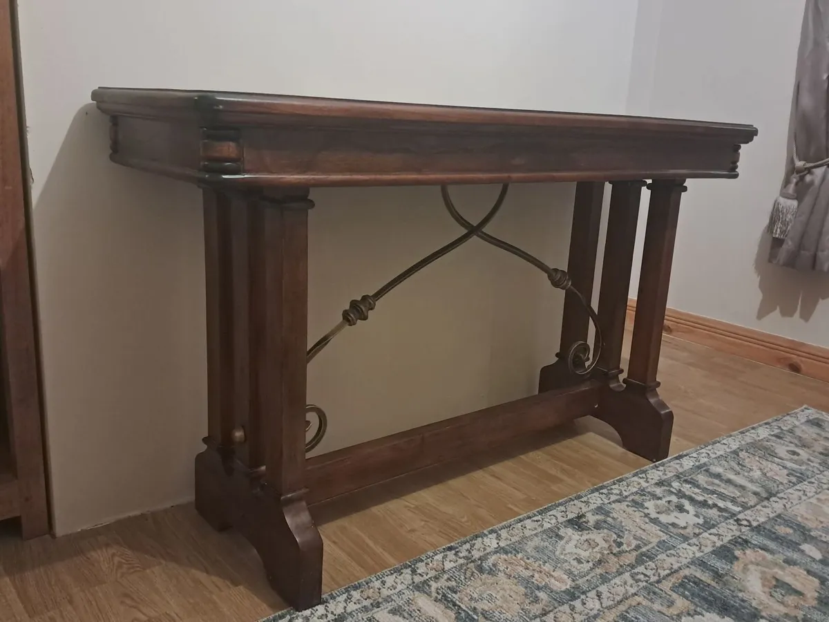 Mahogany Console Table - Image 1