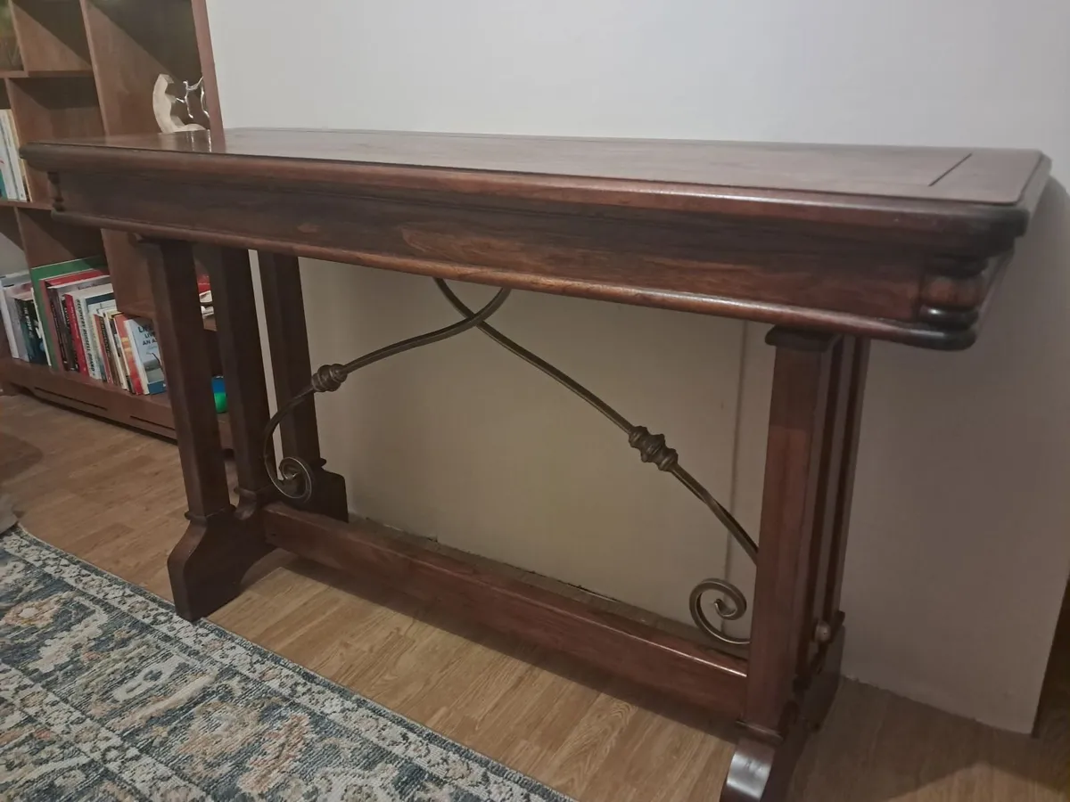 Mahogany Console Table - Image 2