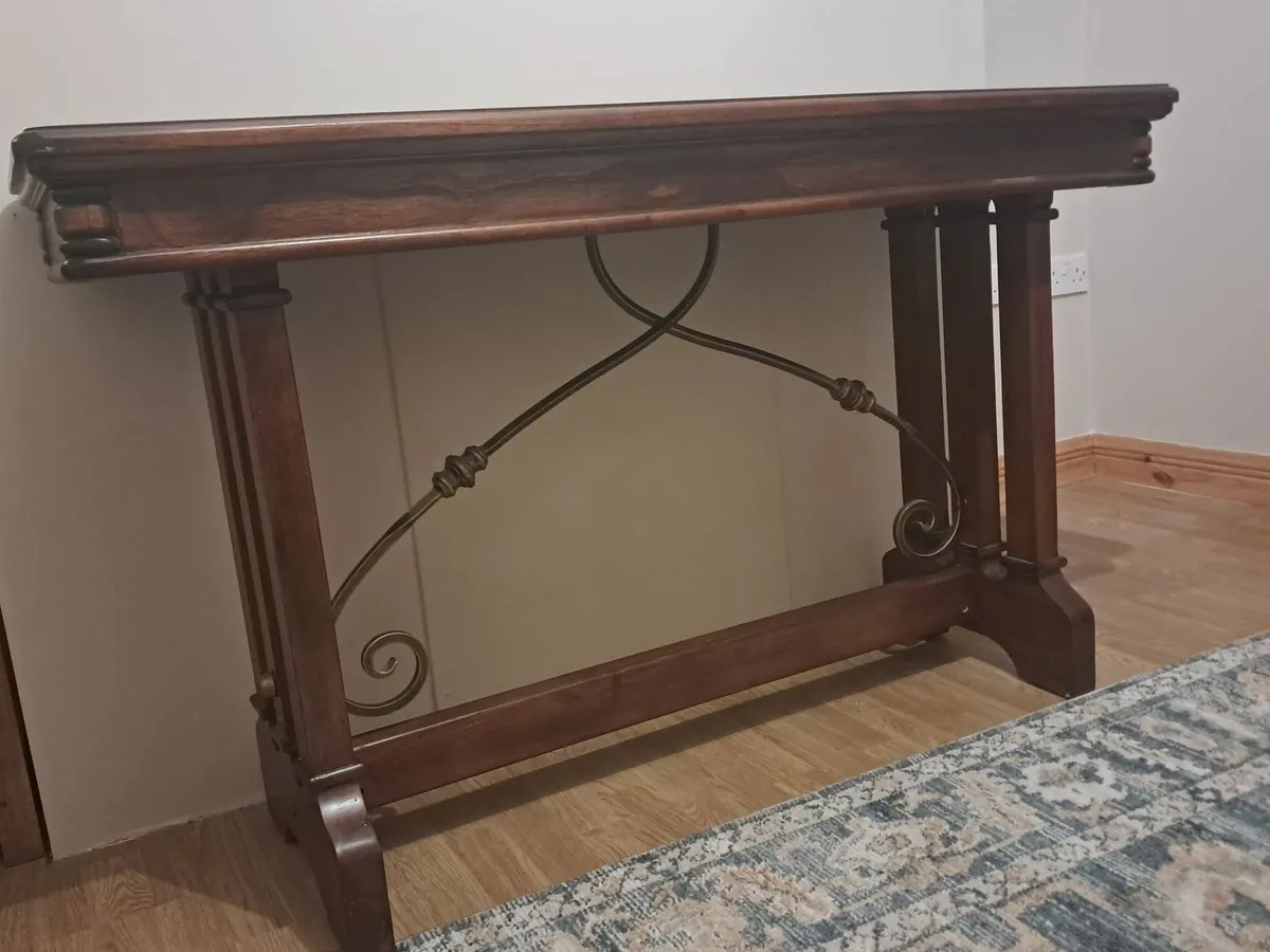 Mahogany Console Table - Image 4
