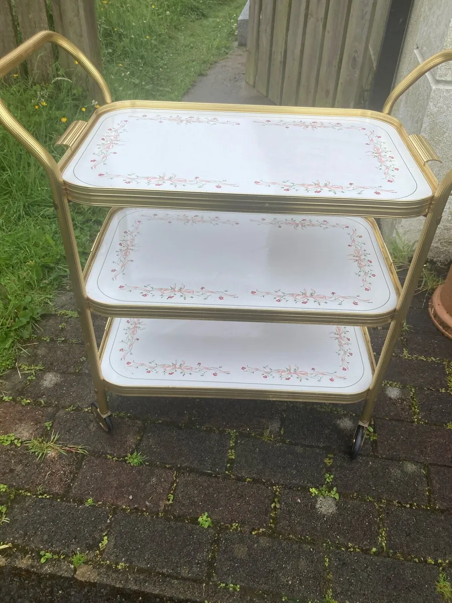 Vintage 3 trier trolley
