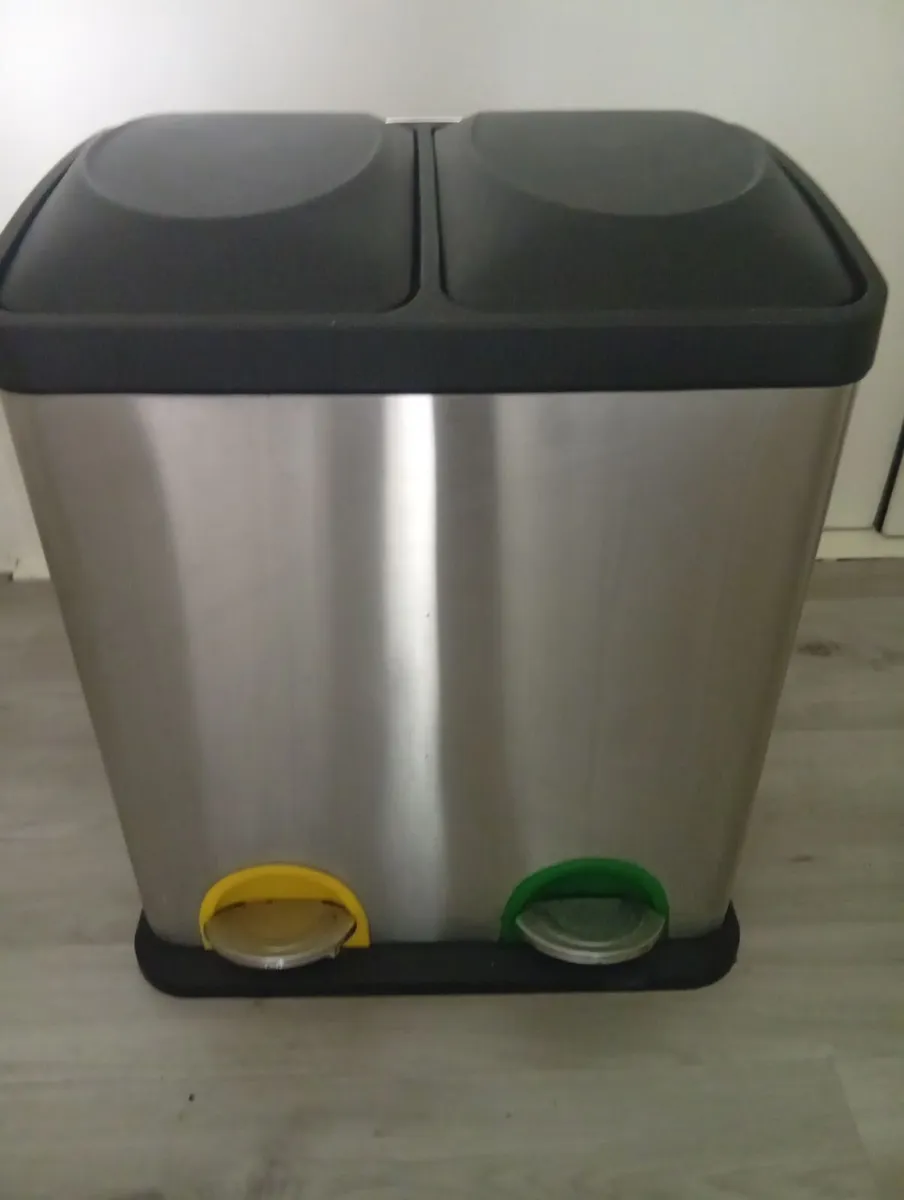 30L Quality Double Recycling Kitchen Bin - Image 4