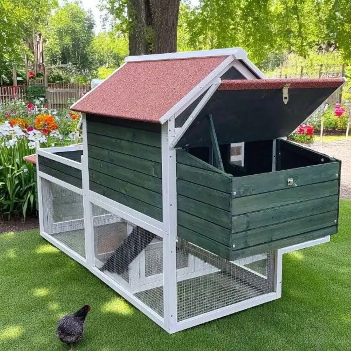 Large Chicken Coop 6-8 Birds - Image 4