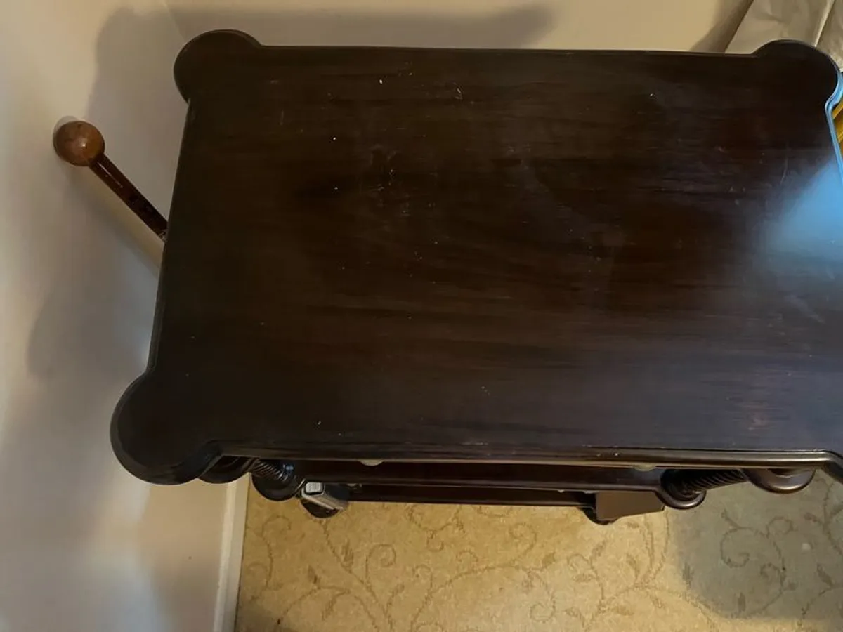 Antique shelving table - Image 2