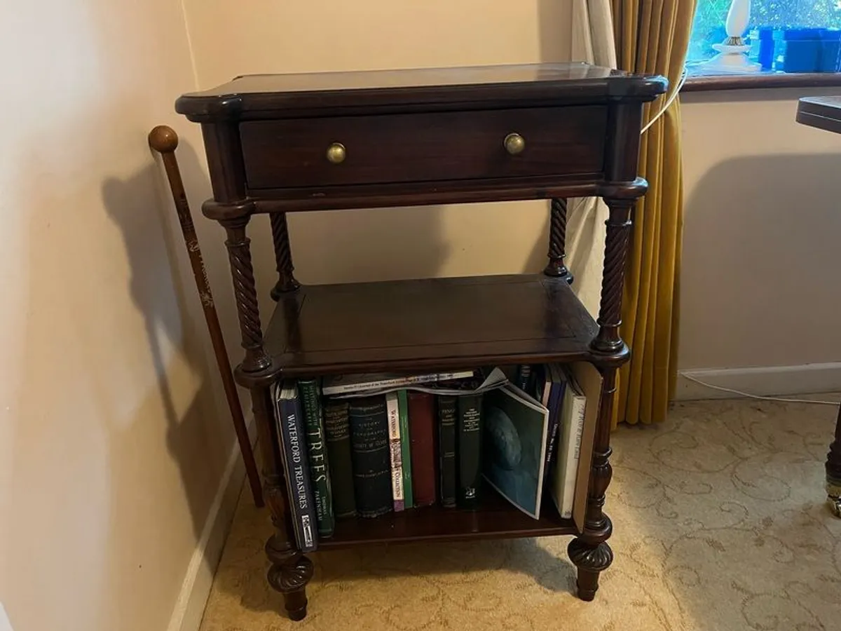 Antique shelving table - Image 3
