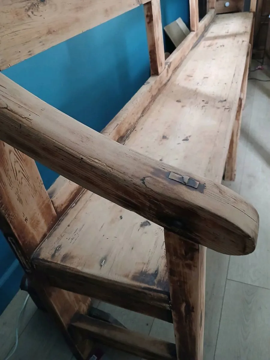 Pine  church pews - Image 3