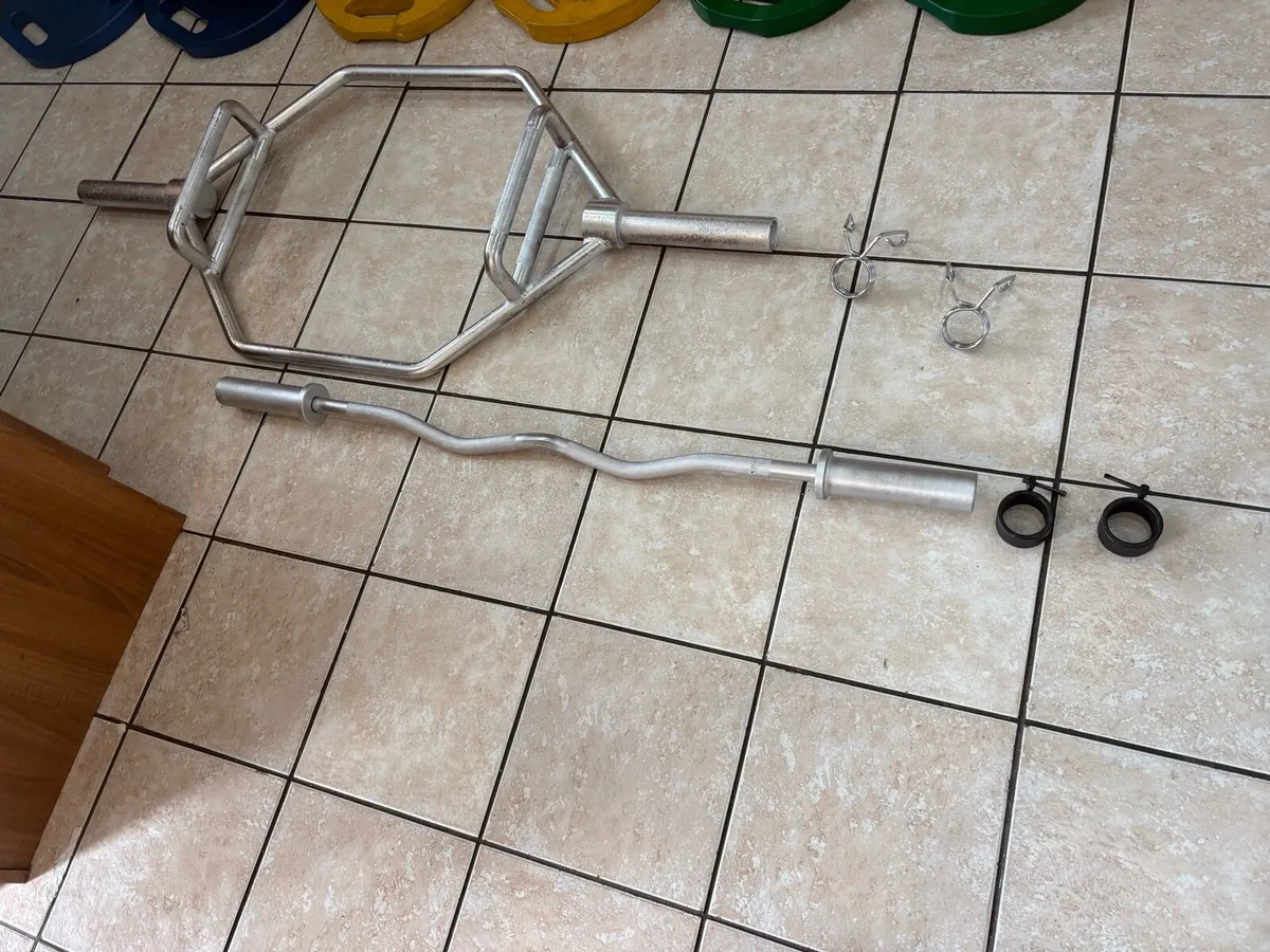 CHEAPEST FULL OLYMPIC WEIGHTS AND BAR SET!!! - Image 2