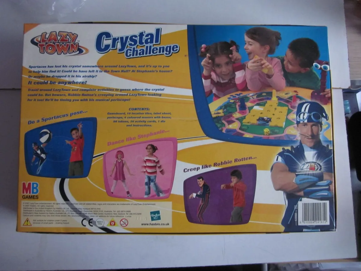 Lazy Town Crystal Challenge Board Game 2007 - Image 4