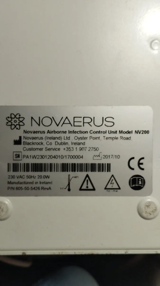 Novaerus NV200 Medical Grade Air Disinfection Unit - Image 4