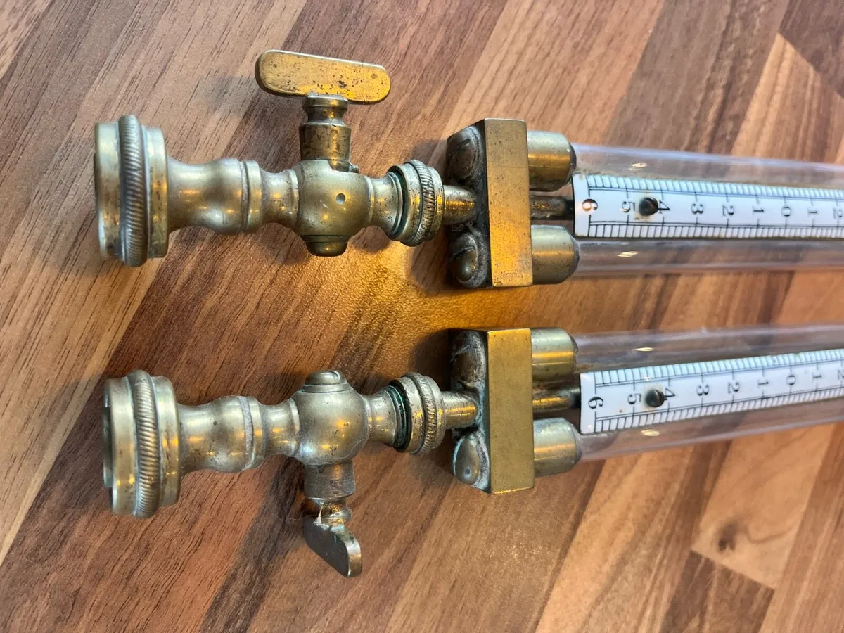 Antique Alder & Mackay Gas Meter Pressure Gauges - Image 4