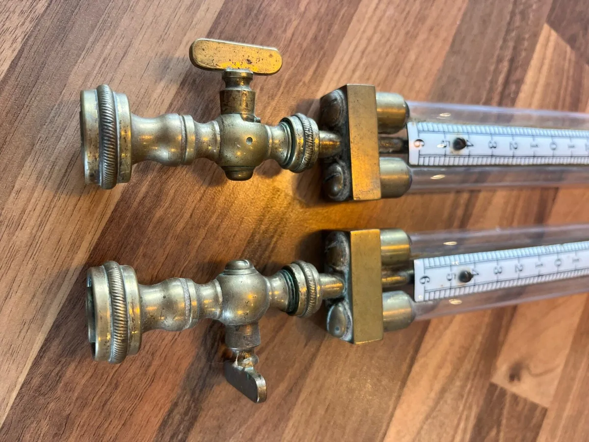 Antique Alder & Mackay Gas Meter Pressure Gauges - Image 3