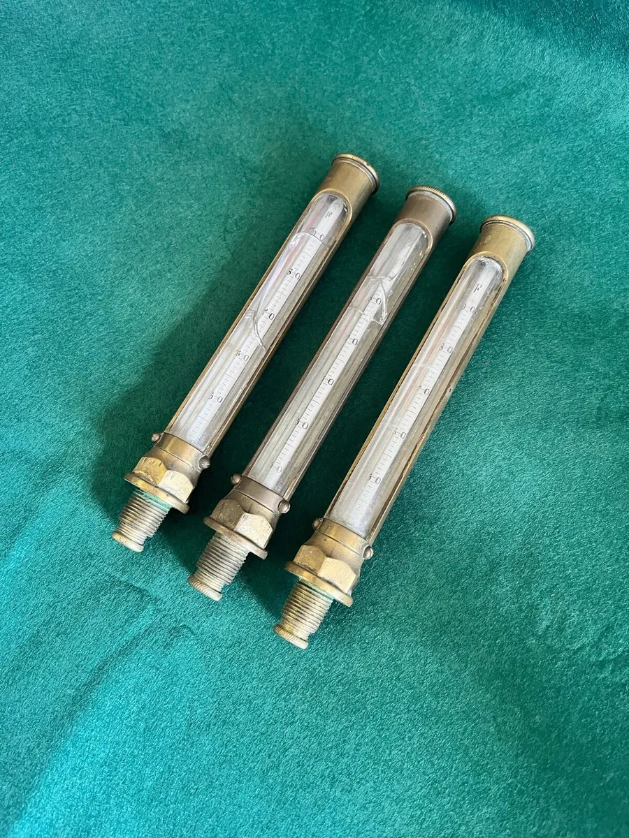 Antique Steam Engine Temperature Gauges - Image 1