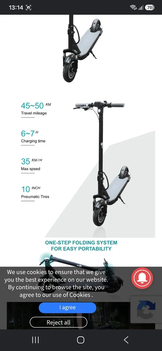 Bezior S-500 Max E Scooter - Image 3