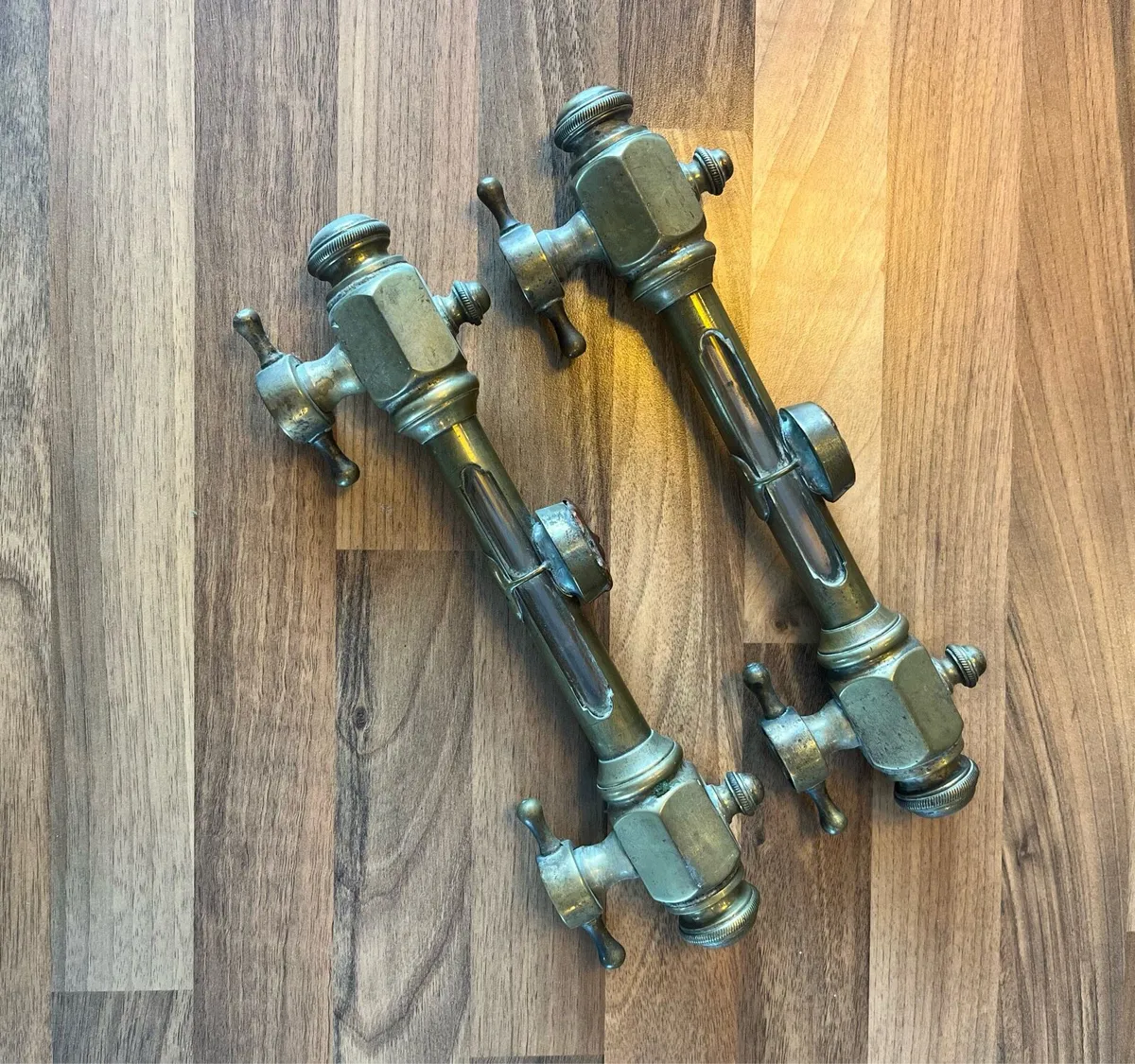 Antique Steam Engine Gauges - Image 1