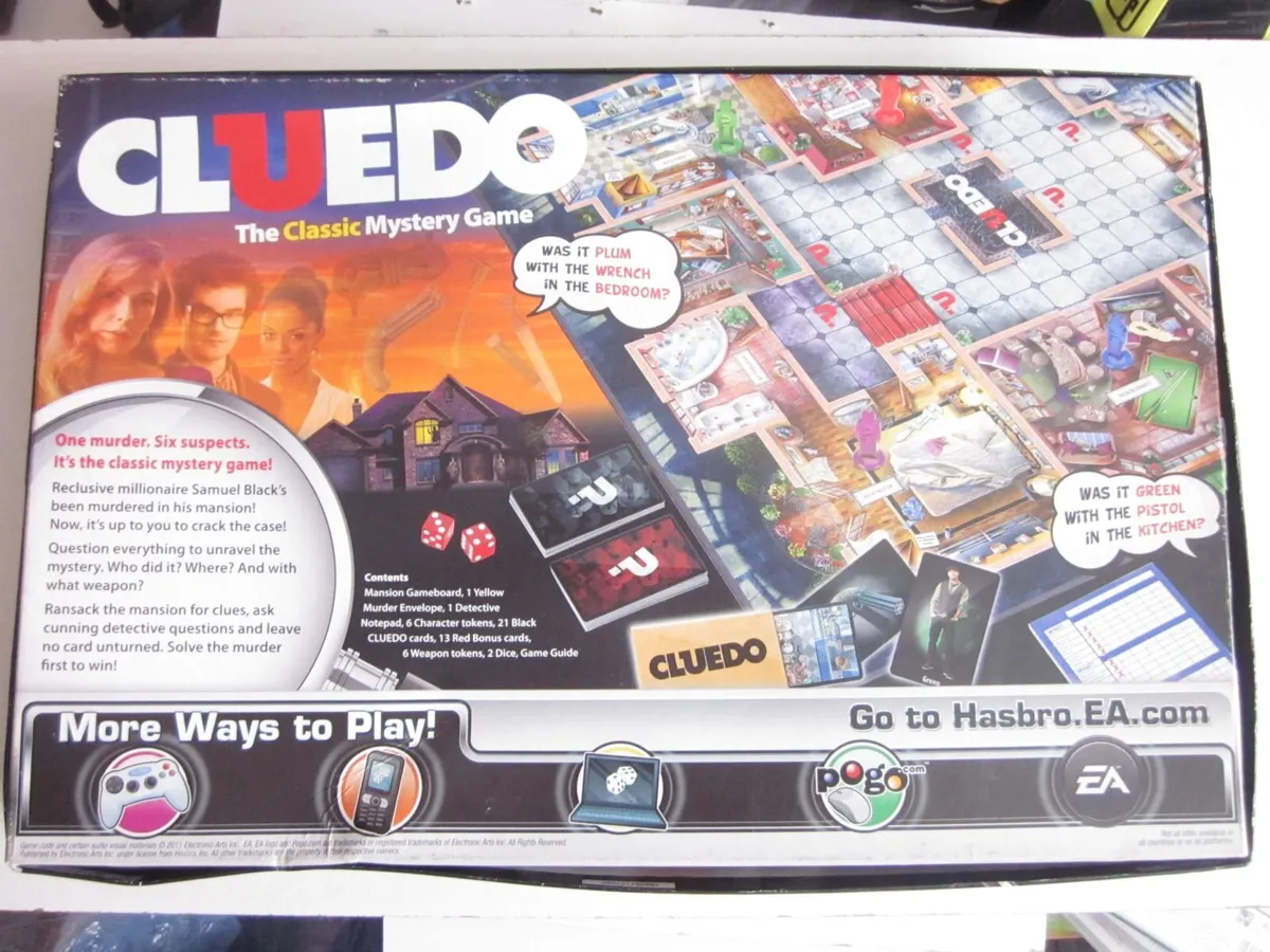 Cluedo The Classic Mystery Game 2011 - Image 2