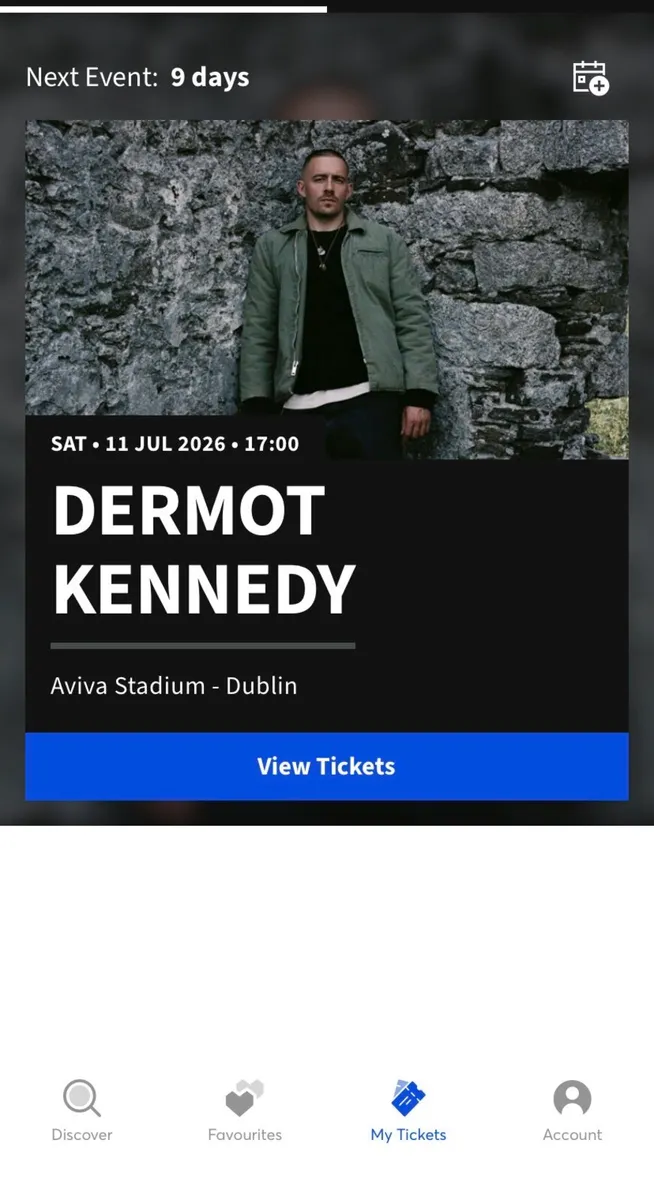 3 x Dermot Kennedy Tickets - Saturday 11th July - Image 1
