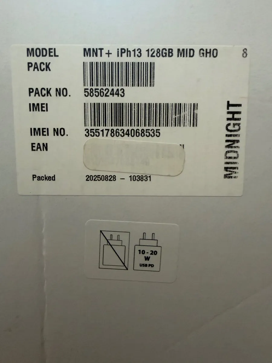 iPhone 13, 128GB Midnight - Image 1