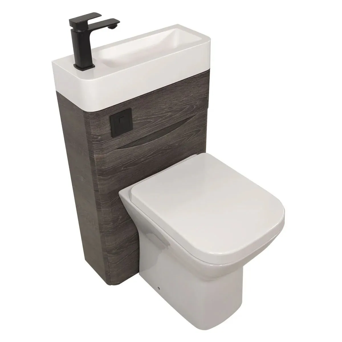 Baltimore 500mm 2-in 1 Square Toilet & Basin Combo