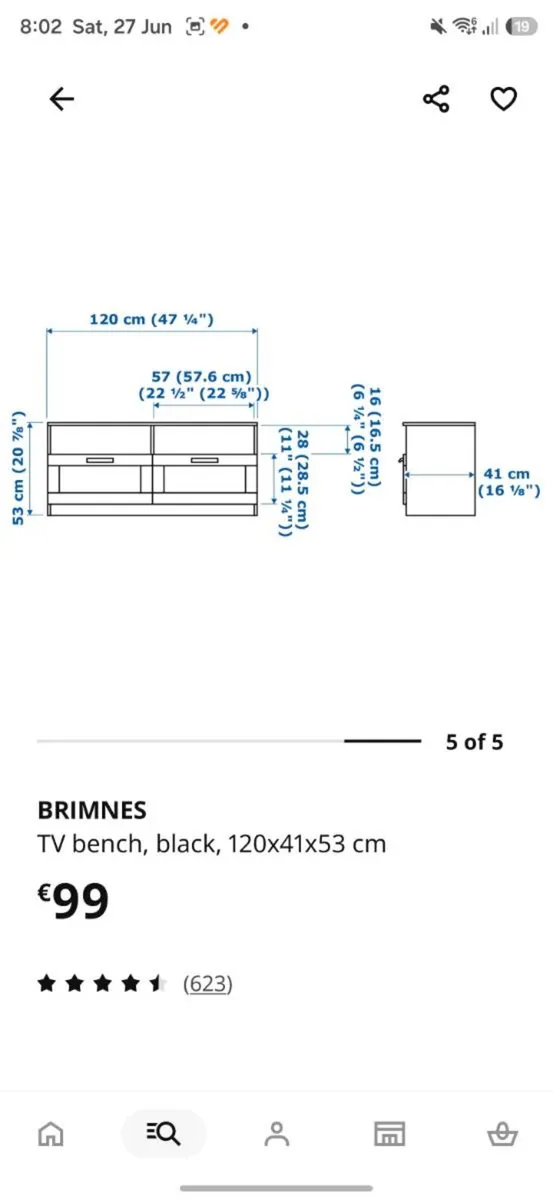 TV unit Ikea - Image 2