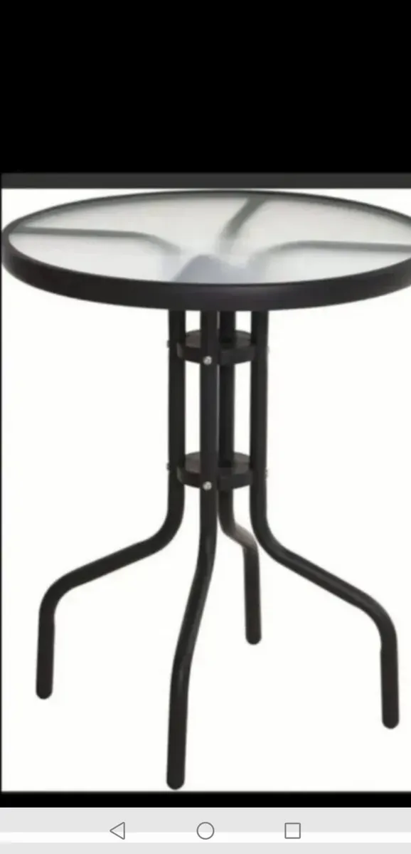 **HALF PRICE* Brand New Bistro Set
C/W High. Back - Image 2