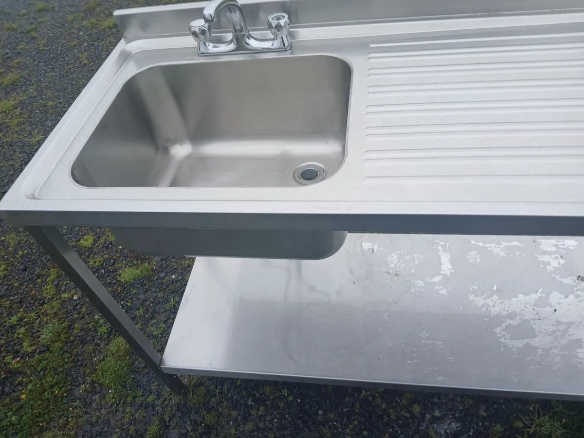 Staneless steel cabbinet sink unit complete - Image 3