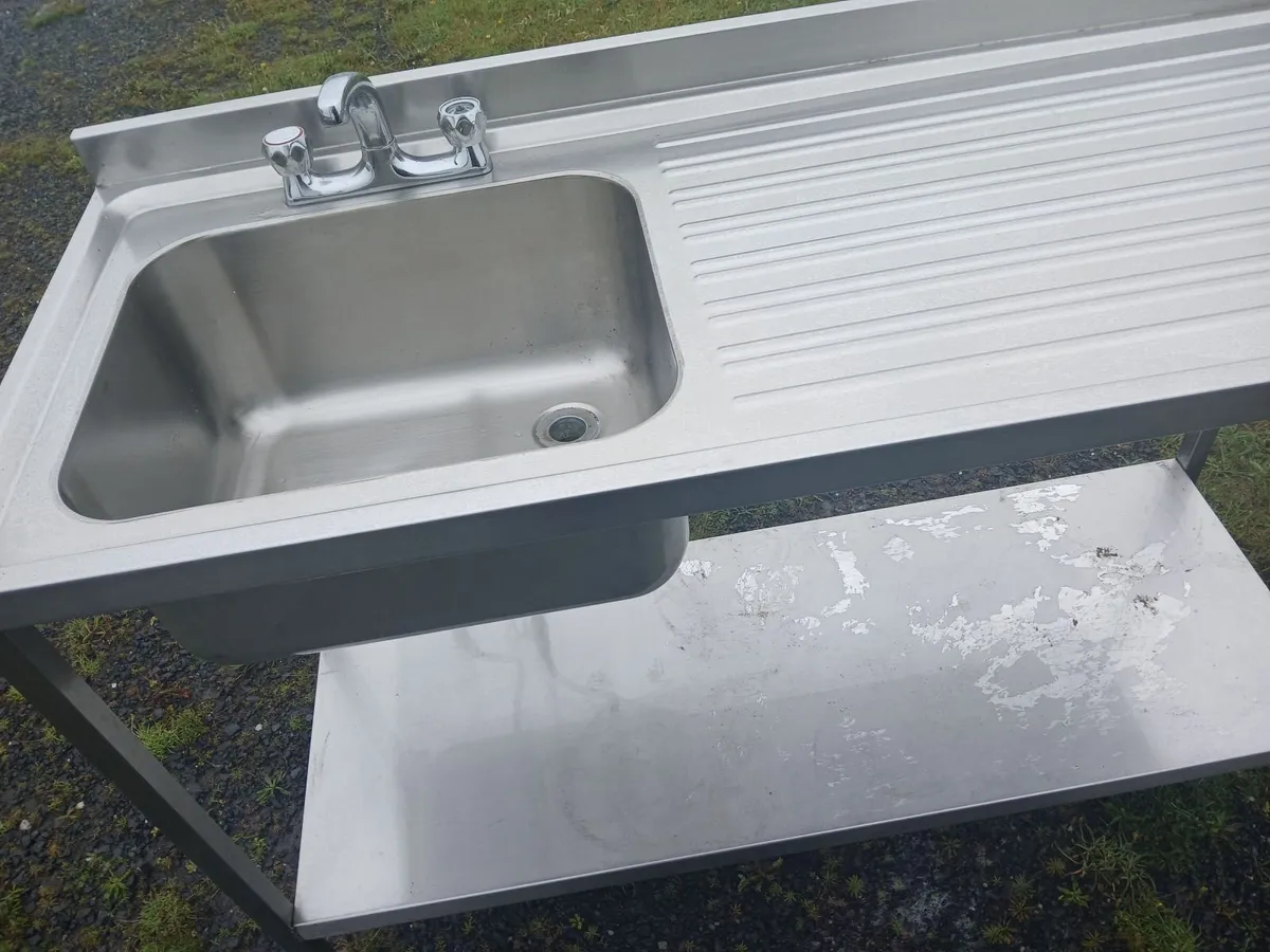 Staneless steel cabbinet sink unit complete - Image 4